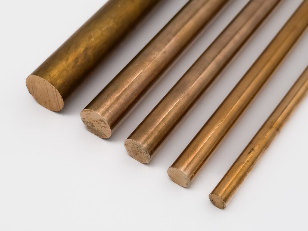 Bronze CuSn8 Rundstangen Durchmesser 3-30mm, Länge 50-2000mm Legierung CW453K Vollmaterial Rundprofil Stab Anoden