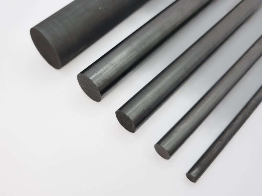Grafit Rundstangen C99% Kohlenstoff Stangen Durchmesser 4-30mm, Länge 50-1000mm Vollmaterial Rundprofil Stab Anoden