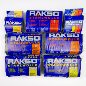 Stahlwolle RAKSO 8 Pads 160 g